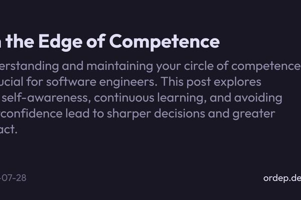 The Engineer's Edge: Mapping Your Circle of Competence for Sharper Decisions