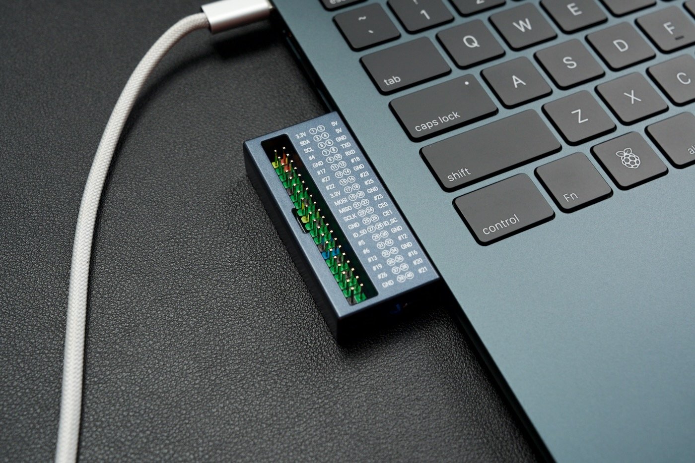 Argon ONE UP GPIO adapter plugged in