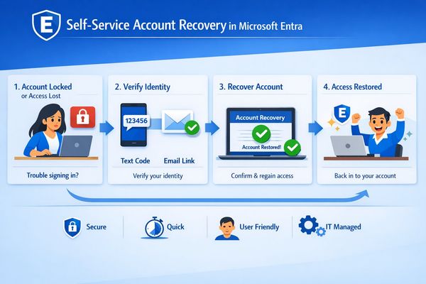 Microsoft Entra's Self-Service Account Recovery: The Final Piece of Passwordless Security