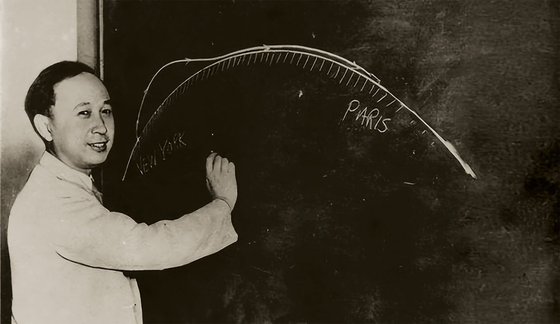 Qian, pictured here in 1944, was key to U.S. scientific research during World War II, “cofounding what would become NASA’s Jet Propulsion Laboratory and working on missile guidance systems at the Applied Physics Laboratory.”