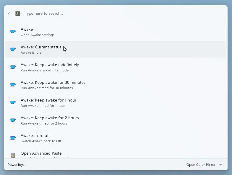 The new PowerToys Command Palette