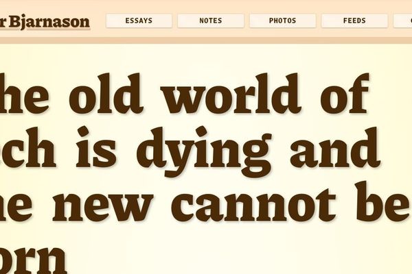 The Old World of Tech Is Dying and the New Cannot Be Born