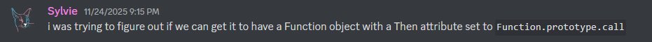 discord messages talking about function proto