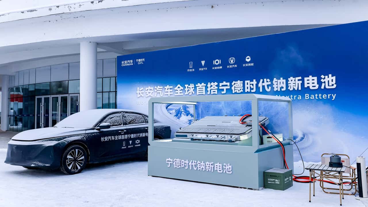 CATL Changan Sodium Ion Battery EV