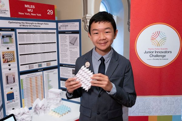 14-Year-Old Uses Origami to Design Emergency Shelters That Could Save Lives