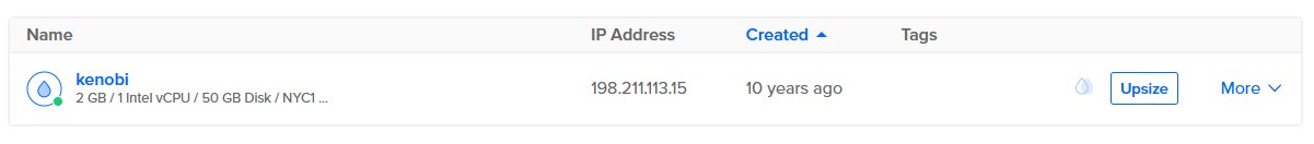 My old Digital Ocean server