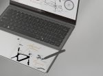 This Compal concept laptop has an E Ink palm rest with stylus support - Liliputing