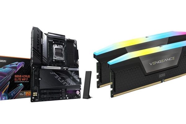 Gigabyte B850 Aorus Elite Wifi 7 Bundle Drops to $505 with 32GB Corsair DDR5 RAM