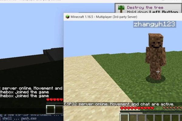 ESP32 Minecraft Server: Full Java Game Runs on Tiny Microprocessor