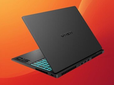 HP Omen Max 16 gaming laptop back shown (Image source: HP with edits)