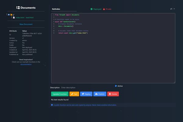Thread4: Instant EU-Hosted Python Deployment Without Server Hassles
