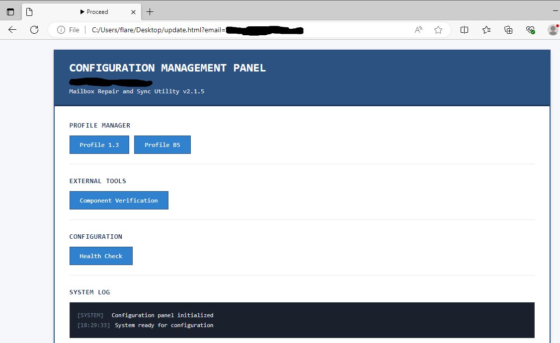 Malicious page used in the attacks
