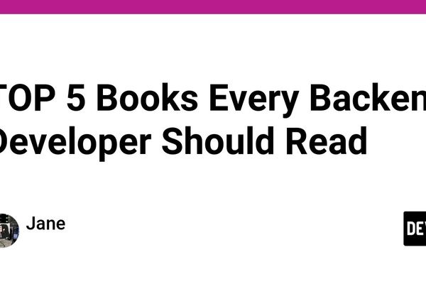 5 Essential Books to Master Backend Development