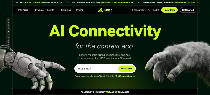 Kong Gateway, an open-source API gateway platform focused on authentication, rate limiting, observability, and scalable API management for cloud-native applications