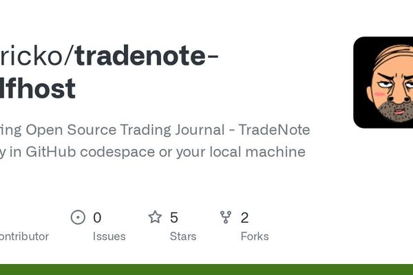 TradeNote-SelfHost: Zero-Infrastructure Trading Journals via GitHub Codespaces
