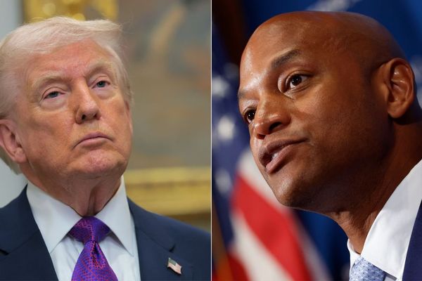 Trump, Maryland Gov. Moore Trade Barbs Over Potomac River Sewage Spill Blame