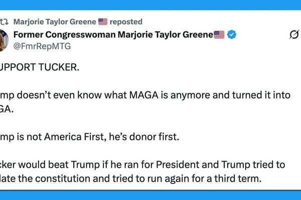 Tucker 2028: Marjorie Taylor Greene Floats White House Bid for Carlson