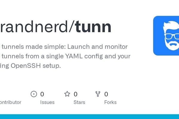 tunn: Declarative SSH Tunnel Management for Modern Developers