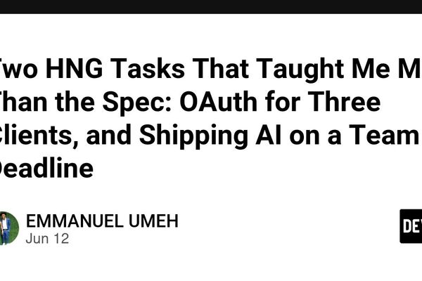 Three Clients, One Auth System: Hard Lessons From Shipping OAuth and AI Under Deadline
