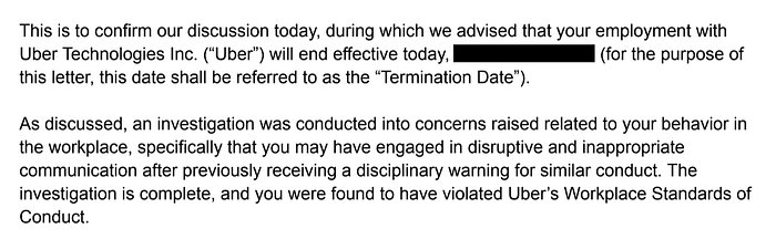 Uber reported to the state that I was fired for “annoying a coworker.” | by anon-ex-uber | Mar, 2026 | Medium