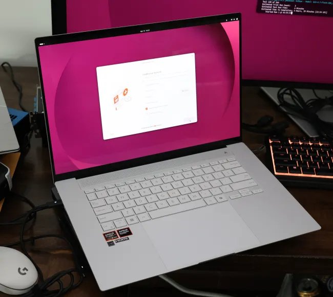 Ubuntu 26.04 testing on AMD Ryzen AI laptop