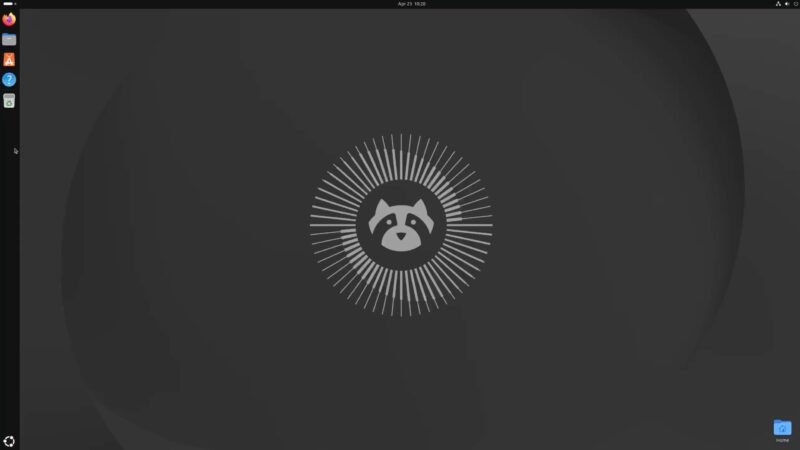 Ubuntu 26.04 LTS Desktop Dark Theme