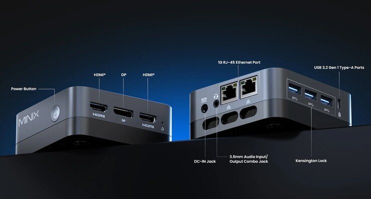 The Minix Neo X95 mini PC sports plenty of ports.