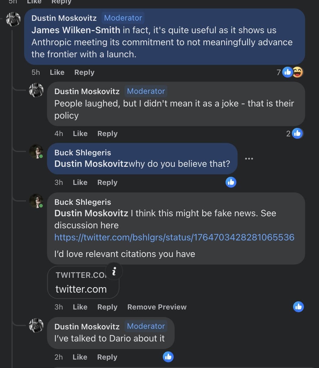 Dustin Moskowitz quote screenshot