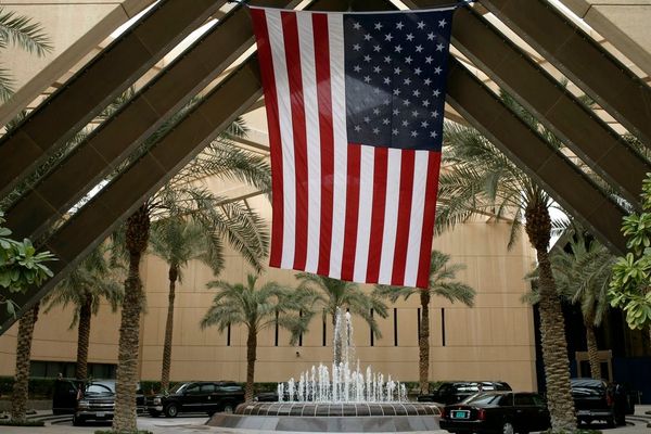 US Embassy in Riyadh hit by drones amid Iran fallout, Saudi officials say