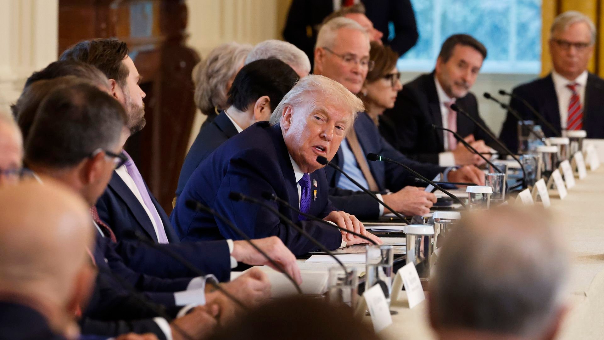 Trump talks with oil execs