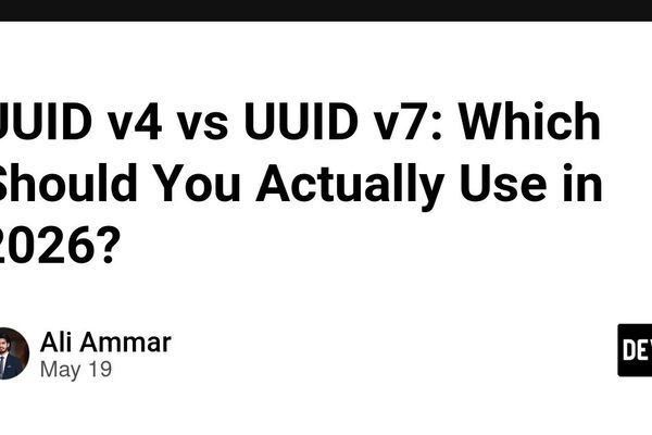 UUID v4 vs UUID v7: Which Should You Actually Use in 2026?