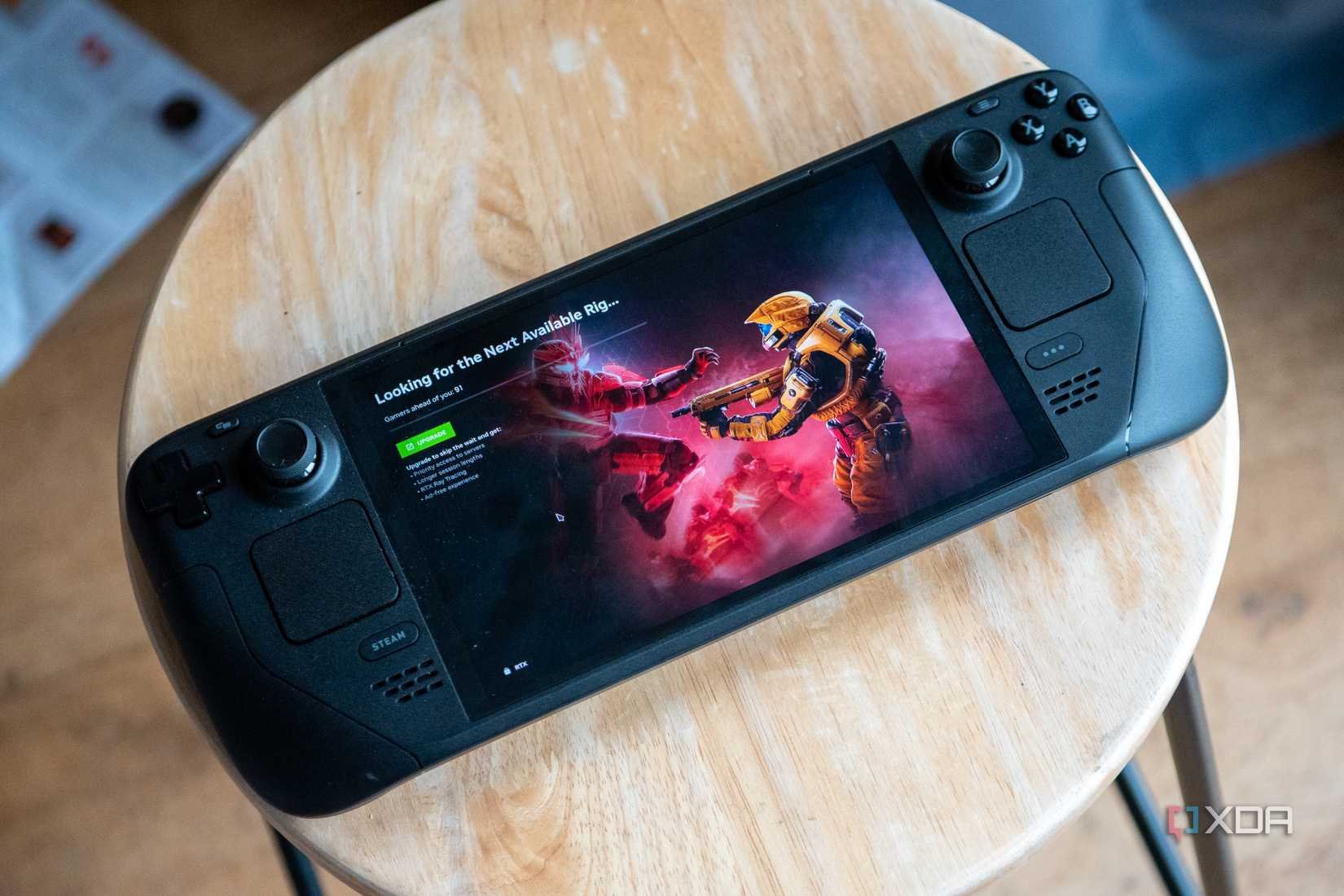 Running GeForce Now on the Steam Deck OLED