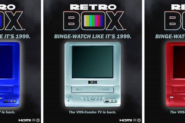 RetroBox Unveils VHS Combo TV With Modern Inputs and Emulated CRT
