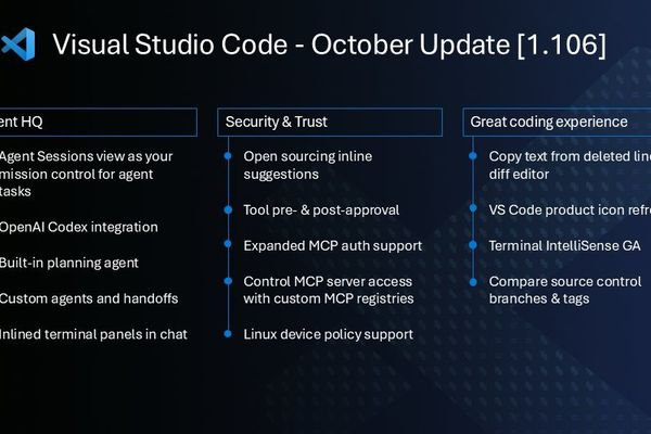 VS Code 1.106 Turns AI into an Operating System for Your Dev Workflow