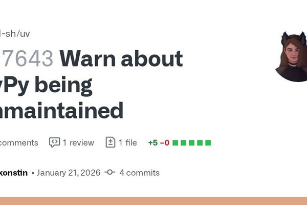 UV Warns Users About PyPy's Uncertain Future