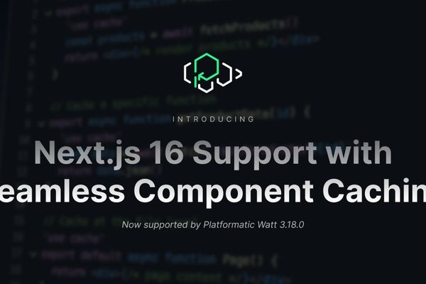 Watt 3.18 Empowers Self-Hosted Next.js 16 with 'use cache' and Distributed Redis/Valkey Caching