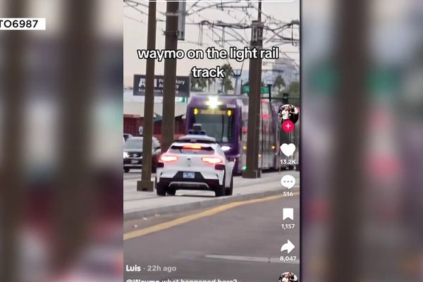 Waymo Vehicle Strays onto Phoenix Light Rail Tracks, Exposing Autonomous Edge Case Challenges