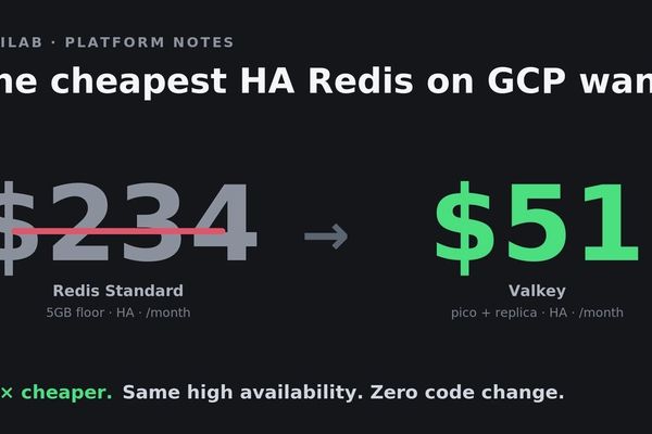 Redis Pricing Pitfalls: How We Saved £140/Month with Valkey