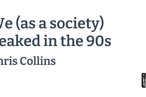 The 90s: When Technology Served Us, Not the Other Way Around