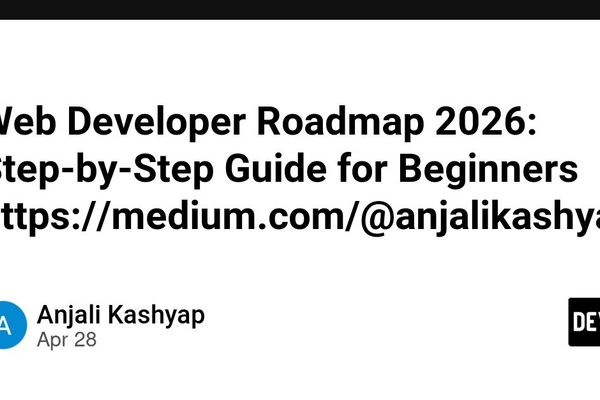 Web Developer Roadmap 2026: Step-by-Step Guide for Beginners