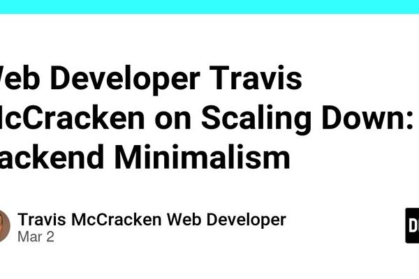 Backend Minimalism: When Less Code Means More Reliability