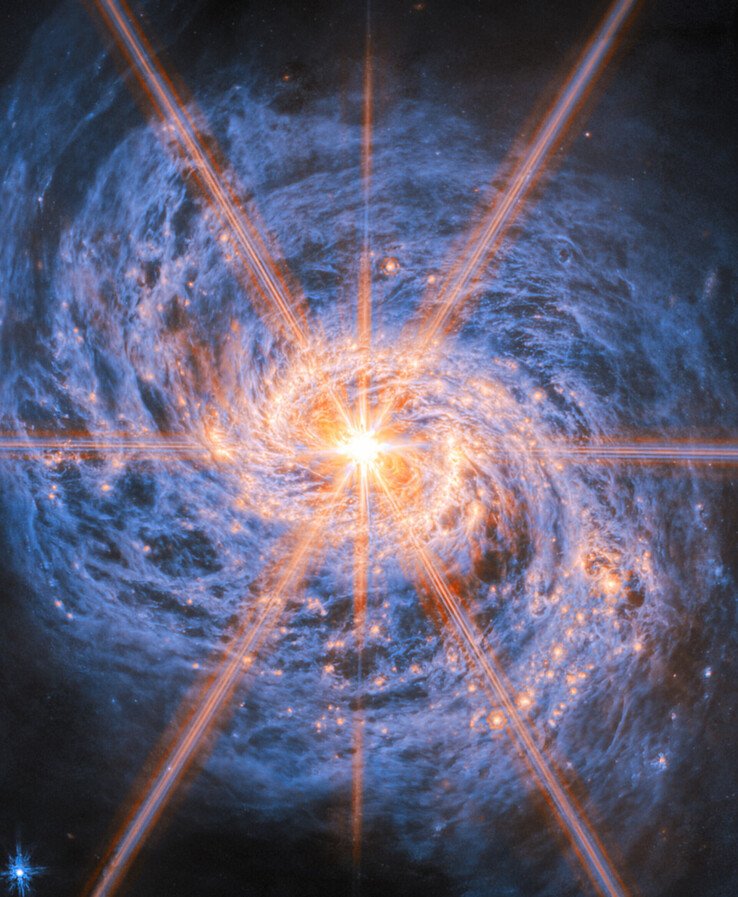 An image showing the galaxy NGC 1068.