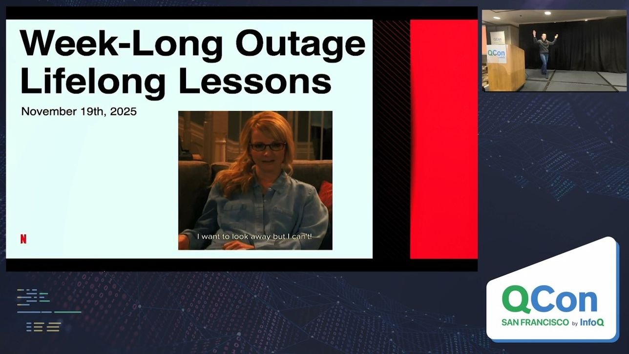 Week-Long Outage: Lifelong Lessons - InfoQ