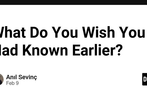 What I Wish I Knew When Starting Backend Development