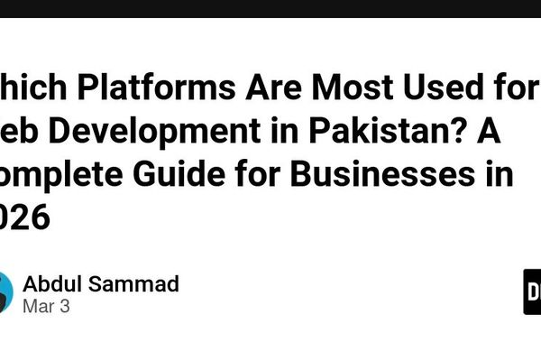 Web Development Platform Landscape in Pakistan: What Businesses Need to Know for 2026