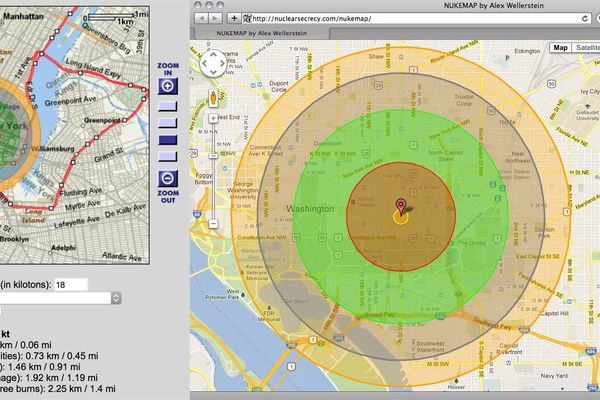NUKEMAP Creator Forced Off Google Maps as API Costs Skyrocket