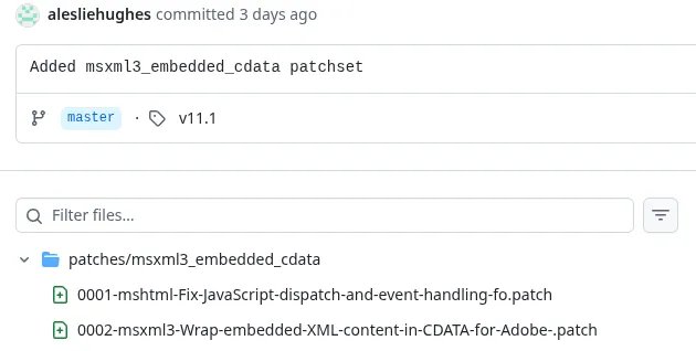 Wine-Staging 11.1 patches