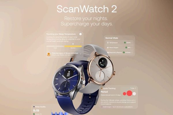 Withings ScanWatch 2 Debuts AI-Powered Vitality Indicator to Predict Illness Before Symptoms