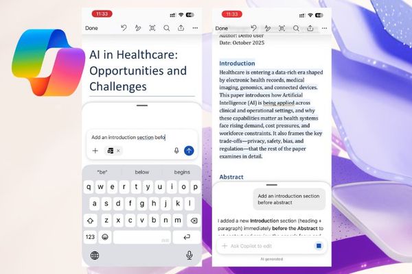 Microsoft Word for iPhone Gets Copilot Integration: Co-Create Documents on the Go