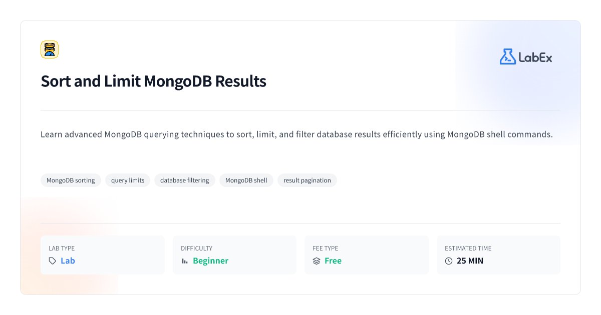 Sort and Limit MongoDB Results